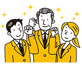 20〜70代まで幅広い世代が活躍中！